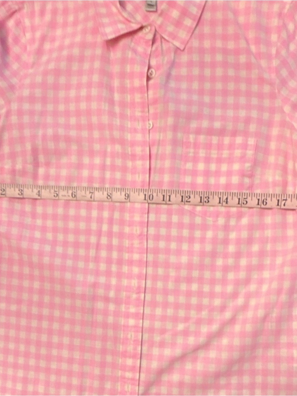 J. Crew Pink Gingham Button-Down Shirt - Picture 6 of 7